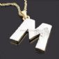 Fashionable Pendant Necklace Made of Zinc Alloy small pictures