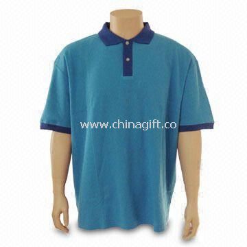 220gsm Pre-shunk Cotton Mens Golf Shirt