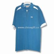 Short-sleeved Mens Golf T-shirt with Functional Fabric in Dry Fit