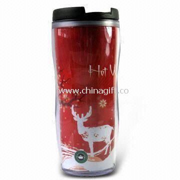 Travel Mug with PP Lid and 350mL Capacity