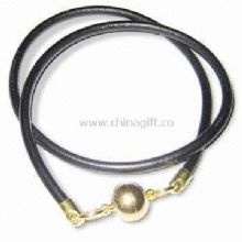 Genuine Leather Cord Bracelet with Alloy Clasp China