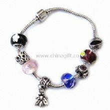 Glazed Beads Pandora Bracelet with Enamel Charms Decoration China