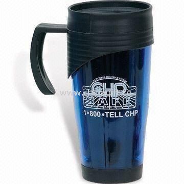 Plastic Travel Tumbler with Optional Handle