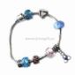 Pandora Bracelet Decorated with Metal Charms and Glazed Beads small pictures