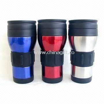 Stainless Steel Tumbler with Rubber Grip