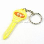 Silicone Rubber and Plastic Keychain