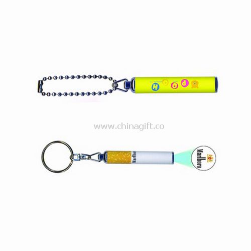 Projection flashlight with Key Chain