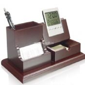 Wooden Pen holder With Calendar display medium picture