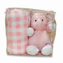 Baby Blanket with Plush Toy China