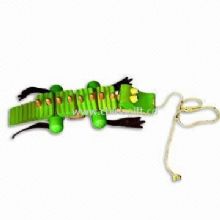 Crocodile-shaped Baby Pull Toy Made of Solid Wood China