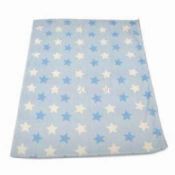 Polyester Coral Fleece Baby Blanket with Panel Printing