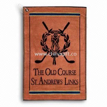 Golf Towel Made of 100% Cotton Terry 450gsm
