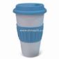 Double Wall Thermal Porcelain Mug with Silicone Lid small pictures