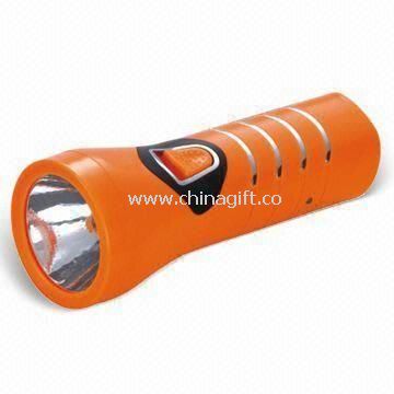 LED Flashlight with 400mAh High Capacity Lead-acid Battery