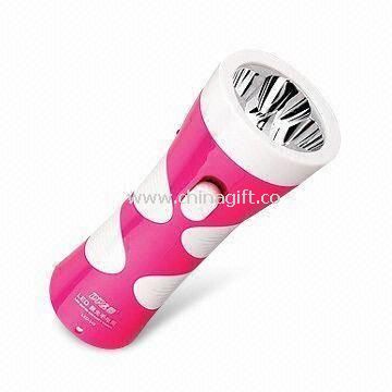 Rechargeable Flashlight in Fuschia Color