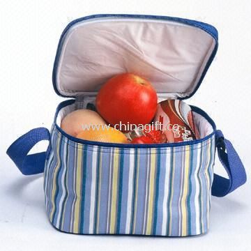 printed Fabric/  PVC film lining Cooler Bag