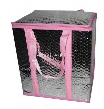 Silver aluminum foil & PE Cooler Bag