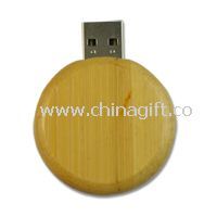Round Wood USB flash drive China