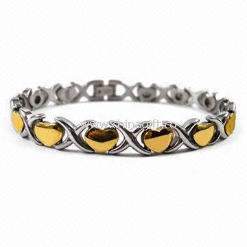 Fashion Bracelet Made of Polished 316L Stainless Steel with Satin Finish