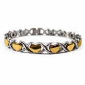 Fashion Bracelet Made of Polished 316L Stainless Steel with Satin Finish