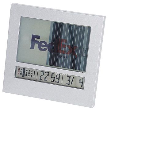 LCD CLOCK with Moving bar display for any Logo