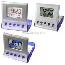 LCD clock with Business card holder China