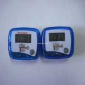 One button pedometer