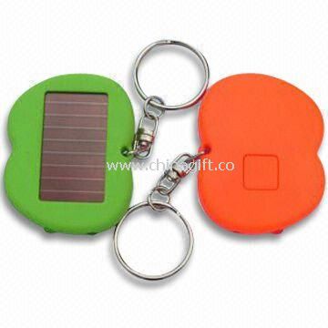 Apple-shaped Solar Keychain