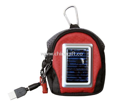 Mini solar charger bag