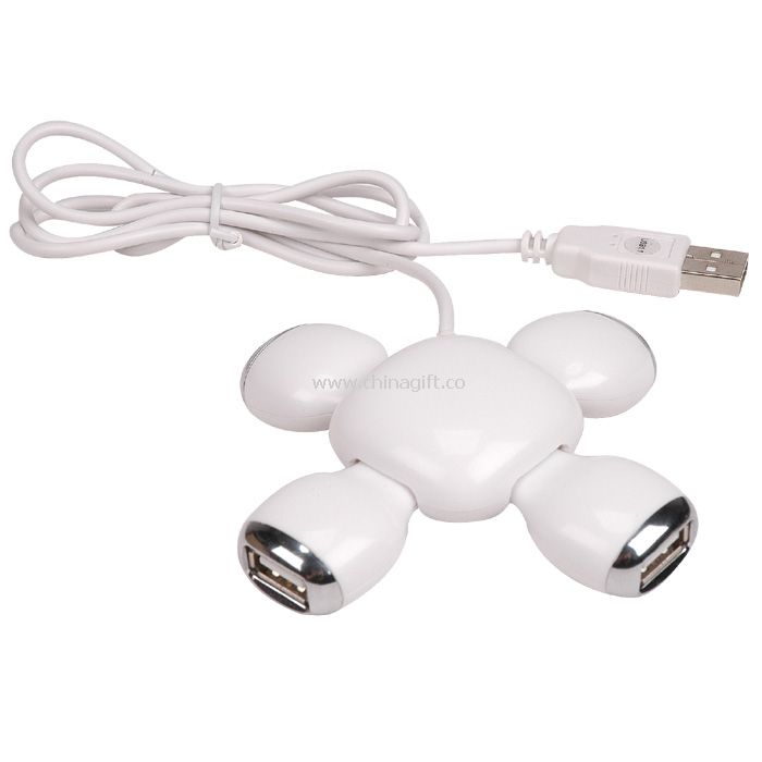 Flower 4 Ports USB HUB