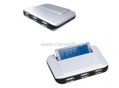 3 ports usb hub with Clock