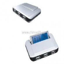 3 ports usb hub with Clock China