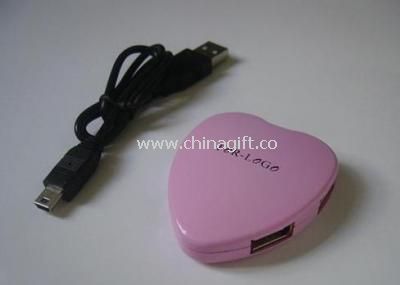 Heart shape usb hub