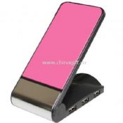 Cell phone holder with usb HUB card reader