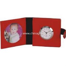 Clock with photo and card holder China