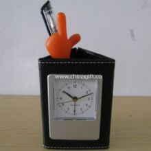 Leather Table Clock China