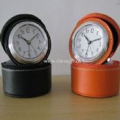 Leather Table Clock