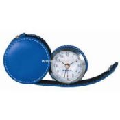 Round Leather Pocket Clock