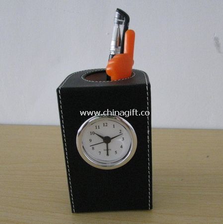 Pen holder Table Clock