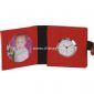 Clock with photo and card holder small pictures