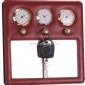 leather wall clock with mirror small pictures