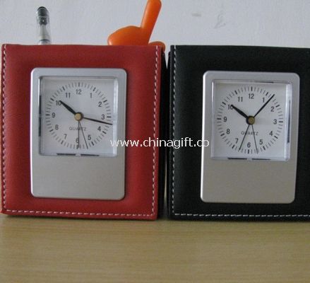 Table Clock with pen holder