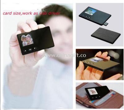 Card Digital photo frame with USB disk