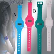 Digital silicone watch