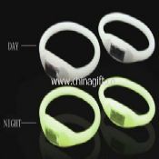 Glow in dark bangle watch