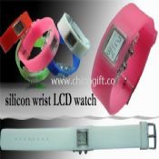 silicone wrist lcd watch