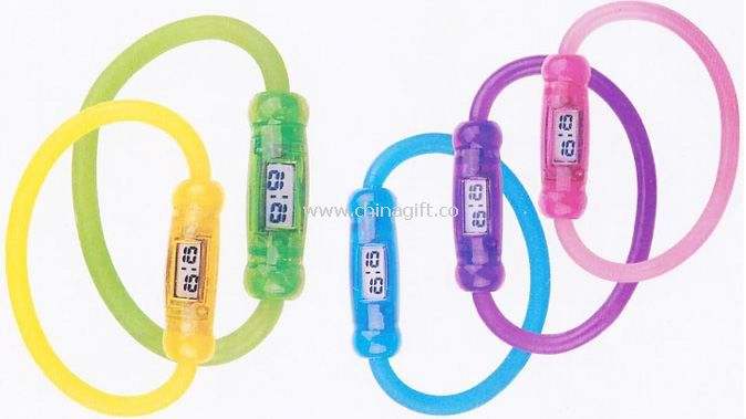 silicone bangle watch