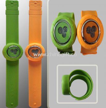 silicone LCD Watch
