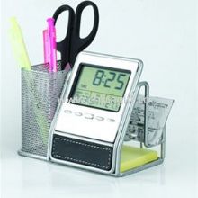 Clock with Mesh Pen Holder China