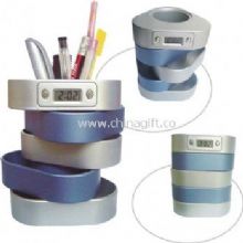 Rotation Pen Holder with Clock China